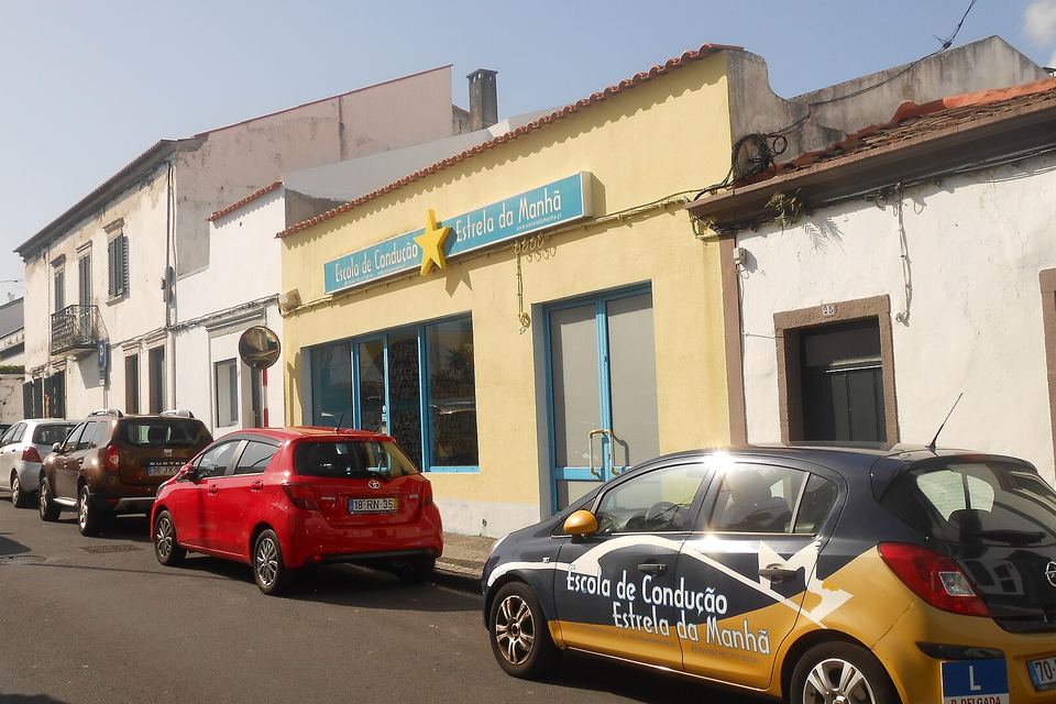 The Estrela da Manhã (meaning morning star) driving School in Ponta Delgada